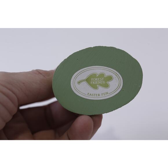 Forest, Friends, Easter, Fun, Bunnies, Painting, Eggs, PVC Figure, Vintage, Toy, - Picture 2 of 3